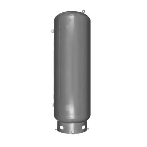 1060- Gal ASME Vertical Holding Tank w/ Auto Drain - Matte Black