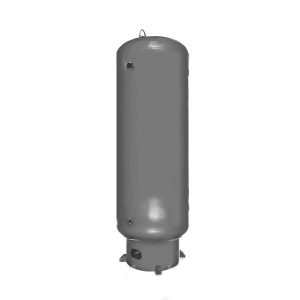 240- Gal ASME Vertical Holding Tank w/ Auto Drain  - Matte Black