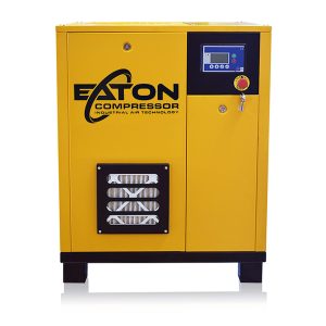 Eaton 10HP 1PH 45CFM Fixed Speed Industrial Rotary Screw Compressor-Cabinet Only -100,000 HR pump life