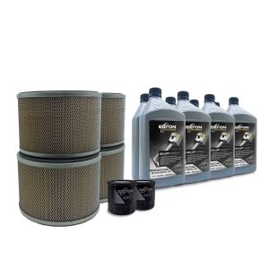 Eaton Extended Lifetime Pump Warranty Maintenance Kit w/ (4) FILTER092 (8) OILPIS102Q Smart Oil  (1) FILTER125 Oil Filter For  25HP Piston Compressor